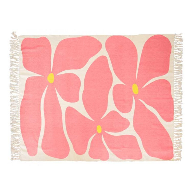 Unique Living plaid melia sugar pink -125x150cm 2996268 large