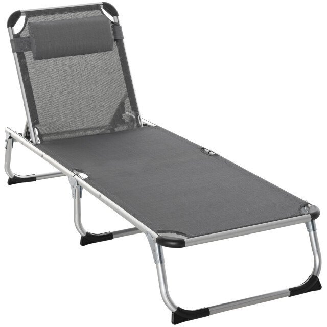 4goodz Aluminium ligbed opvouwbaar verstelbaar 5 standen - 3079902 large