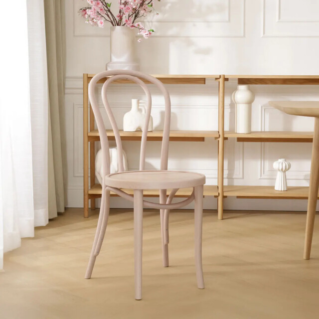 Fameg Vienna thonet no. 18 houten bistrostoel whitewash 2028520 large