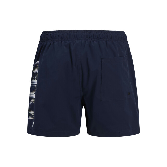 Jack & Jones Heren plus size zwemshort jpstmaui splicelogo donker 12278715-Donkerblauw large