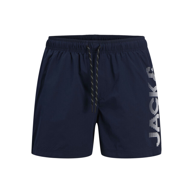 Jack & Jones Heren plus size zwemshort jpstmaui splicelogo donker 12278715-Donkerblauw large