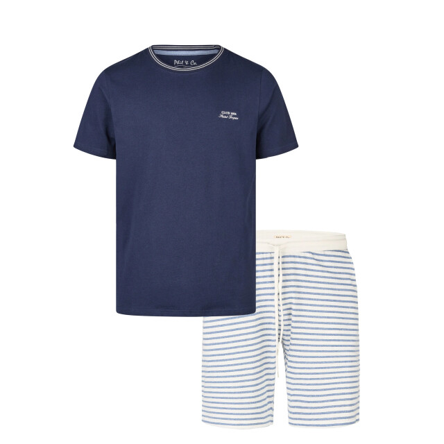 Phil & Co Heren korte pyjama set shortama PH-503-02 large