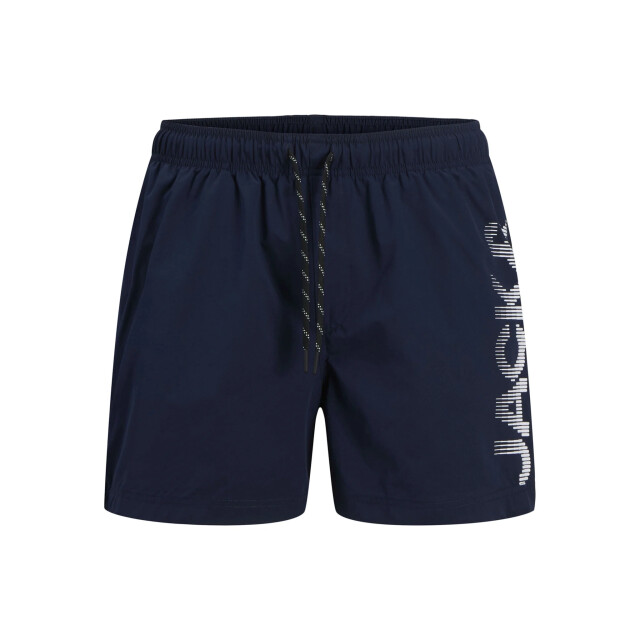 Jack & Jones Heren plus size zwemshort jpstmaui splicelogo donker 12278715-Donkerblauw large