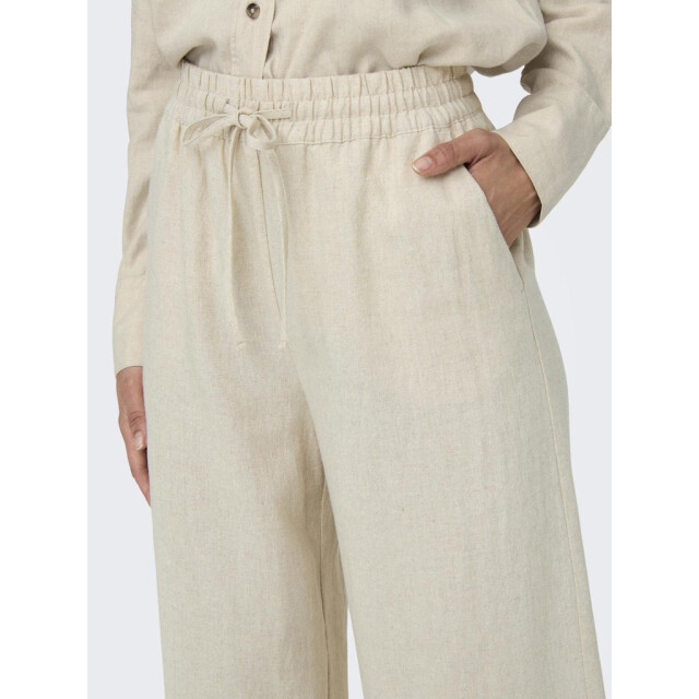 Jacqueline de Yong say hw linen wide pant wvn noos 15318361 oatmeal 06541.941.0004 large