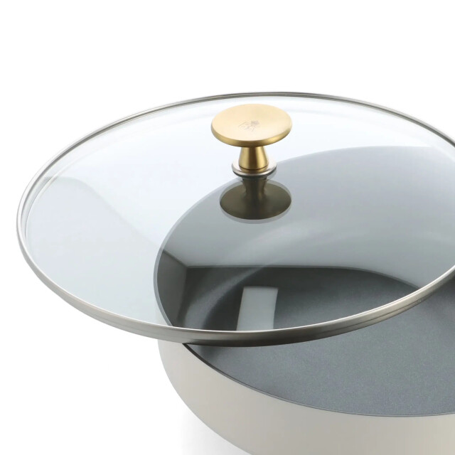 BK Cookware Bk sublime hapjespan keramische antiaanbaklaag crème 28 cm CC009076-001 large