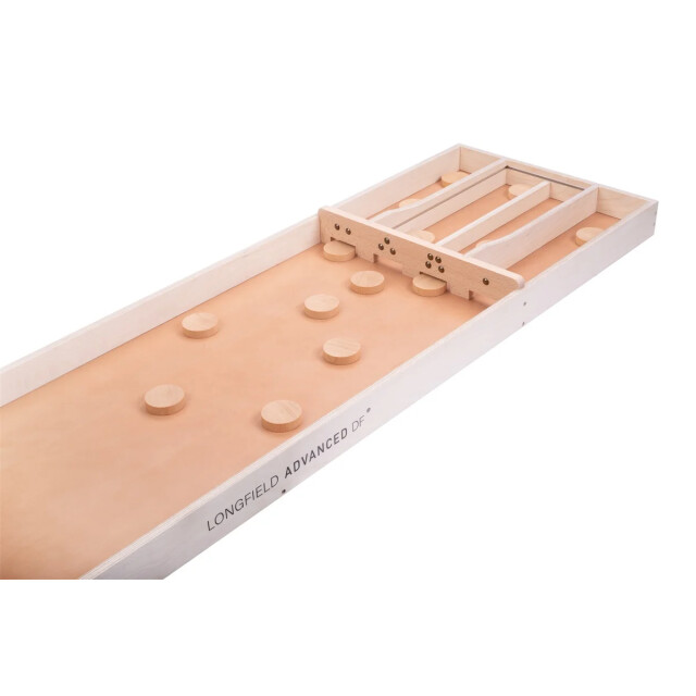 Longfield Games Longfield sjoelbak advanced 200 cm wedstrijdsjoelbak met 30 sjoelstenen 340666 large
