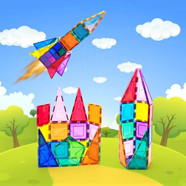 Picasso Tiles Picassotiles rocket booster set 32 delig 817338021962 large