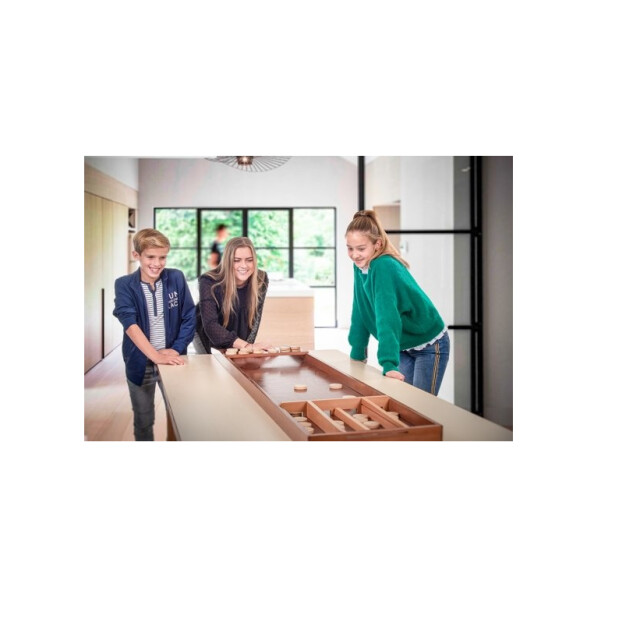Longfield Games Longfield sjoelbak wedstrijd luxe 200x41 cm incl. stenen homas alternatief 340656 large