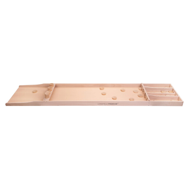 Longfield Games Longfield sjoelbak deluxe premium met 30 sjoelstenen wedstrijdsjoelbak 200 cm 340667 large