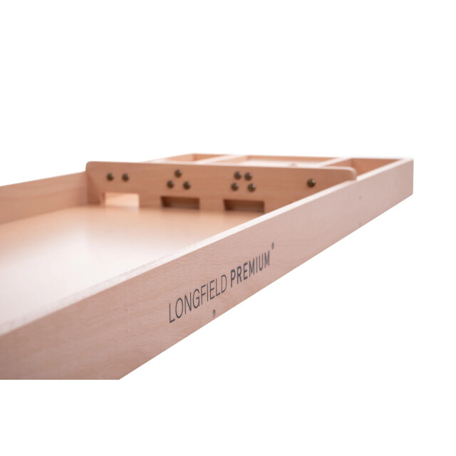Longfield Games Longfield sjoelbak deluxe premium met 30 sjoelstenen wedstrijdsjoelbak 200 cm 340667 large