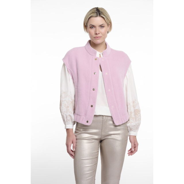 Rino & Pelle boxy waistcoat teuntje.7002521 10797 lilac pink 06226.625.0013 large