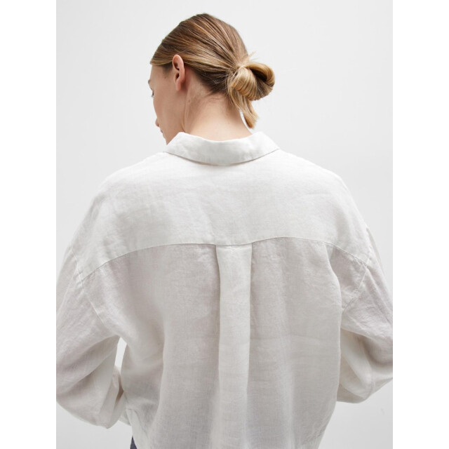 Selected Femme slflinnie ls linen shirt noos 16093807 snow white 06615.112.0102 large