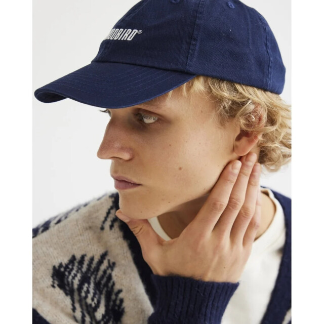 Woodbird Core twill cap 2336-013 navy 2336-013 large