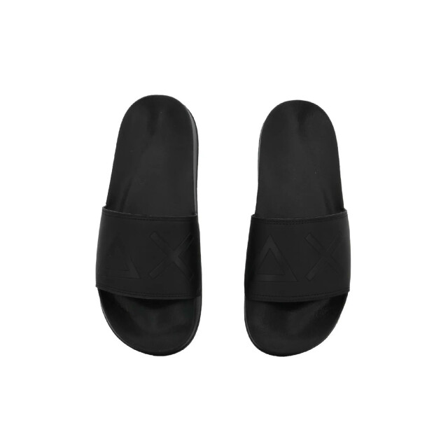 SUN68 X35102 slippers logo 11 nero X35102 large