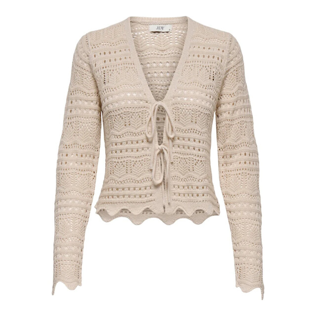 Jacqueline de Yong Sun lay l/s v-neck tie cardigan 15347234 large