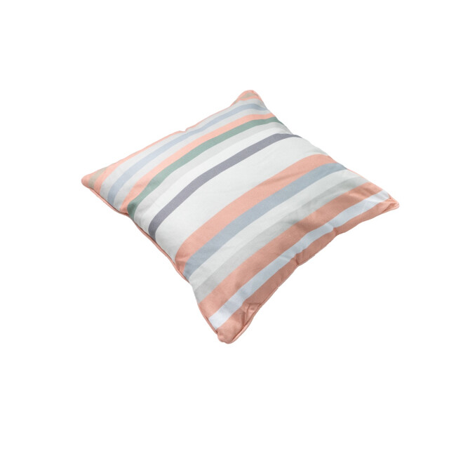 Madison sierkussen righe salmone ca. 50x50 cm set van 4 3083158 large