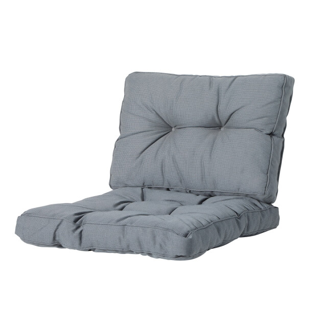 Madison florance zitkussen rib grey ca. 73x73 cm set van 2 3082792 large