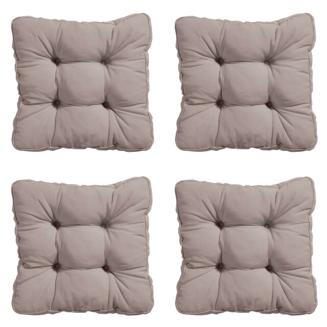 Madison zitkussen florance panama jute ca. 47x47 cm set van 4 3082880 large