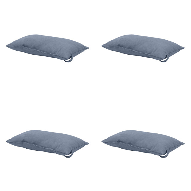 Madison hoofdkussen panama safier blue ca. 24x40 cm set van 4 3083559 large