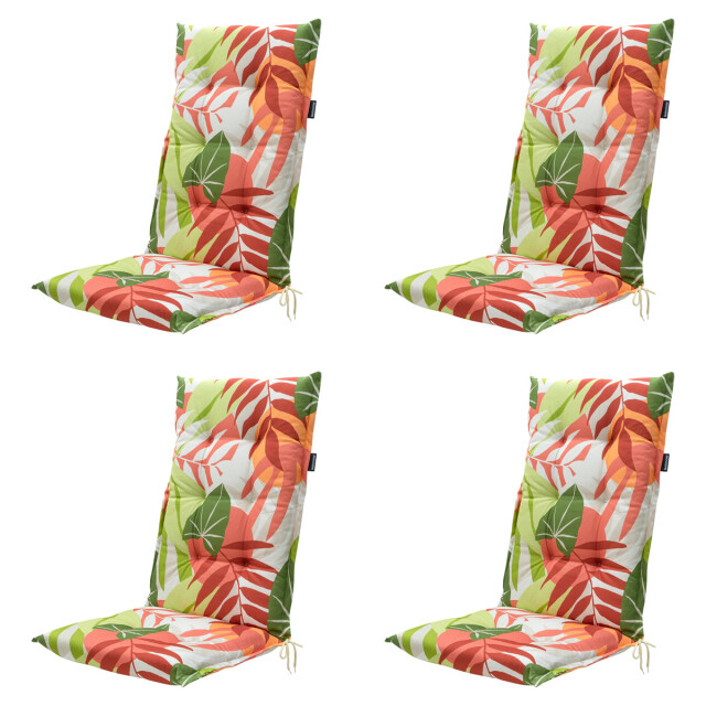 Madison tuinstoelkussen hoge rug iven terra ca. 123x50 cm set van 4 3083036 large