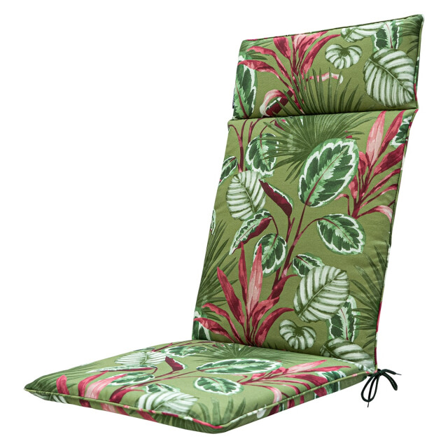 Madison tuinstoelkussen hoge rug cala green ca. 120x50 cm set van 4 3082957 large