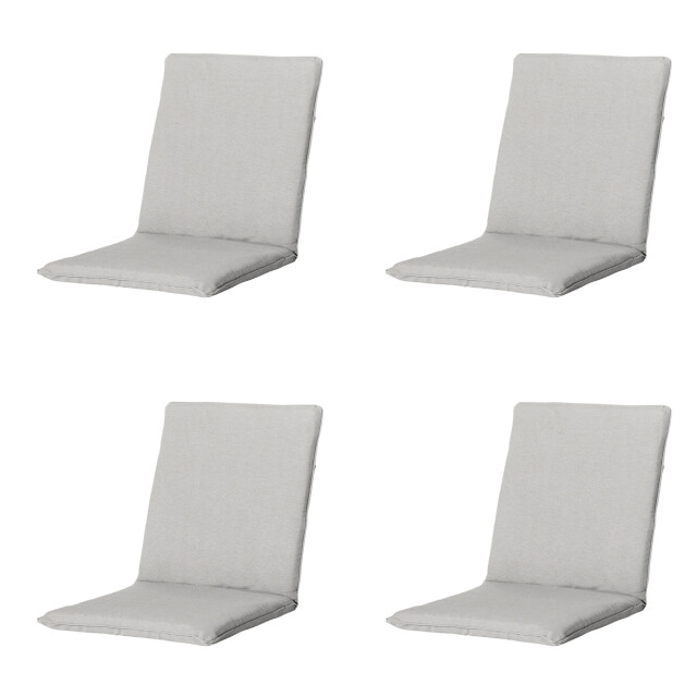 Madison stapelstoelkussen panama linnen ca. 97x49 cm set van 4 3083576 large