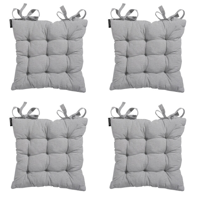Madison zitkussen toscane napels grey ca. 46x46 cm set van 4 3083356 large