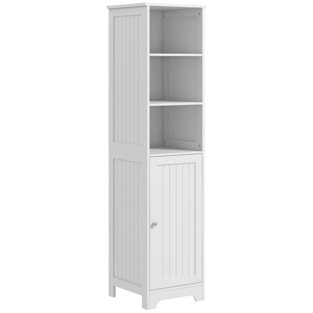 4goodz Kleankin badkamerkast 40x38x160cm 3 vakken en 1 kastvak 3083456 large