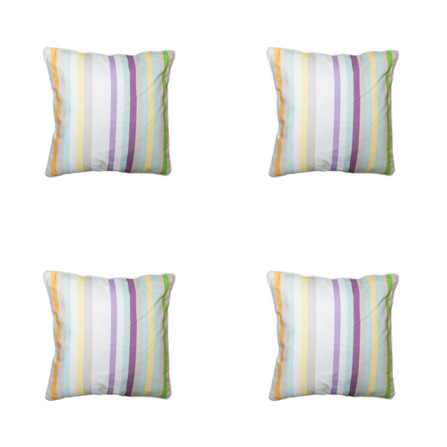 Madison sierkussen righe purple ca. 50x50 cm set van 4 3083157 large
