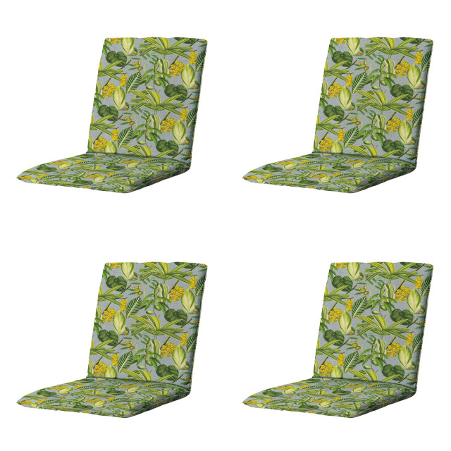 Madison stapelstoelkussen la grave grey ca. 97x49 cm set van 4 3083617 large
