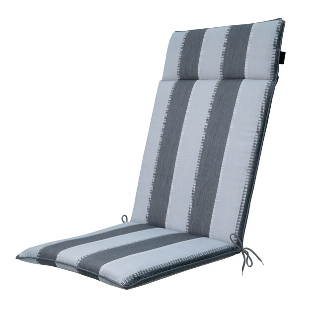 Madison tuinstoelkussen hoge rug banda grey ca. 120x50 cm set van 4 3082917 large