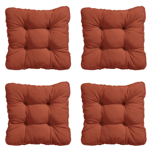 Madison zitkussen florance panama terra ca. 47x47 cm set van 4 3082897 large