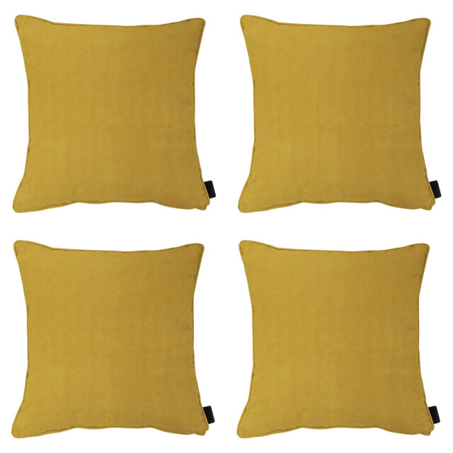 Madison sierkussen panama mustard ca. 60x60 cm set van 4 3083258 large