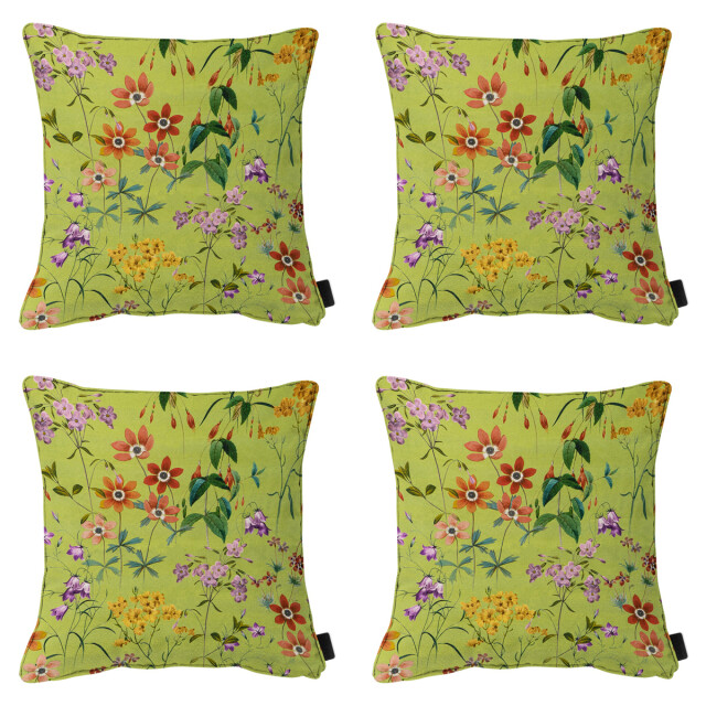 Madison sierkussen milly green ca. 50x50 cm set van 4 3083198 large