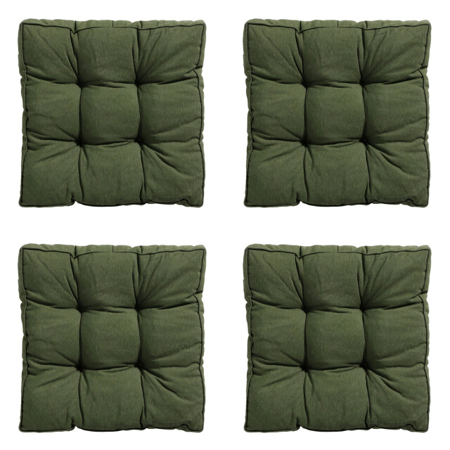 Madison zitkussen florance panama green ca. 47x47 cm set van 4 3082876 large