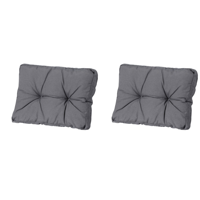 Madison florance rugkussen panama grey ca. 43x73 cm set van 2 3082798 large