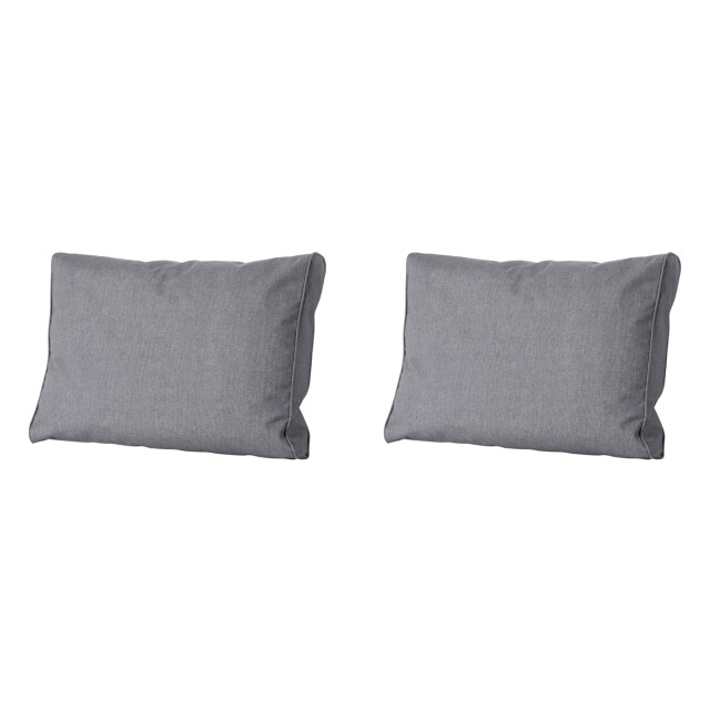 Madison lounge rugkussen oxford grey ca. 40x60 cm set van 2 3082859 large