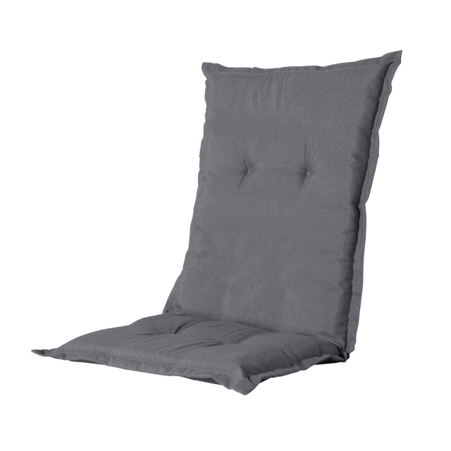 Madison tuinstoelkussen lage rug oxford grey ca. 105x50 cm set van 4 3083000 large