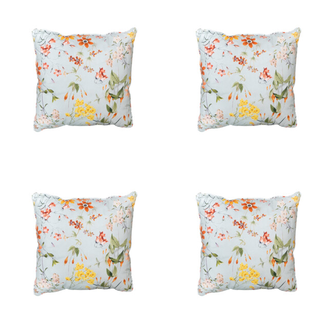 Madison sierkussen milly azure ca. 50x50 cm set van 4 3083200 large