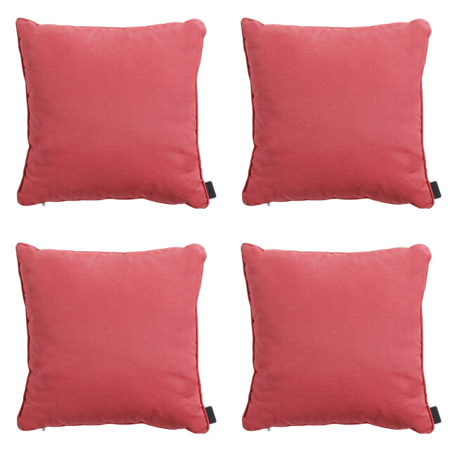 Madison sierkussen panama brick red ca. 60x60 cm set van 4 3083256 large