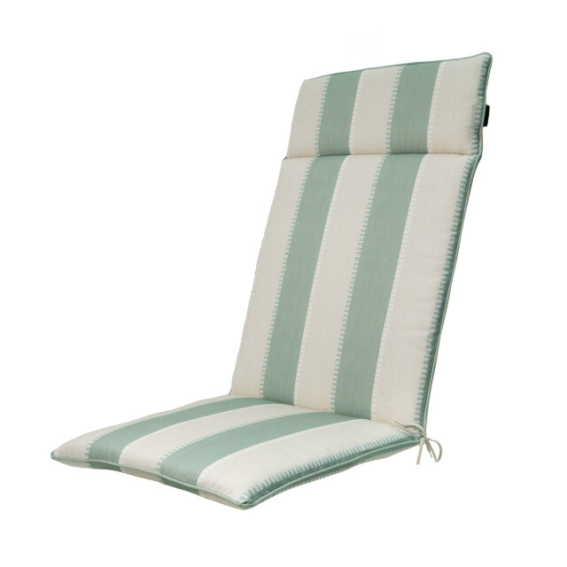 Madison tuinstoelkussen hoge rug banda kaki ca. 120x50 cm set van 4 3082916 large