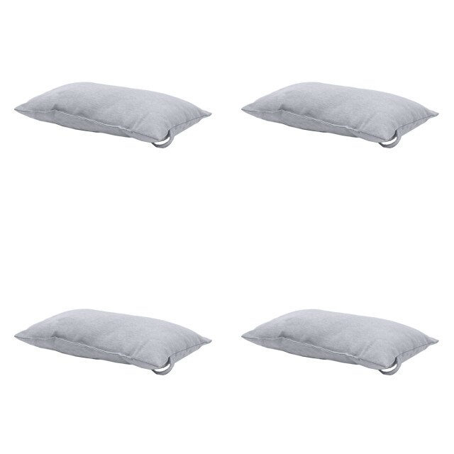 Madison hoofdkussen panama light grey ca. 24x40 cm set van 4 3083557 large