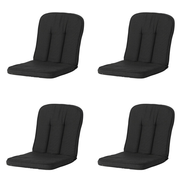 Madison tuinkussen classic/bora/antigua hermitage rib black ca. 94x48 cm - 3083517 large