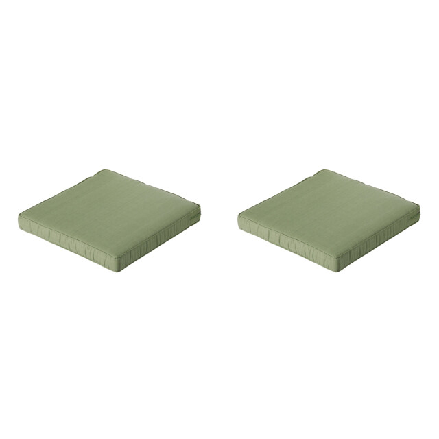 Madison lounge zitkussen basic green ca. 60x60 cm set van 2 3082817 large