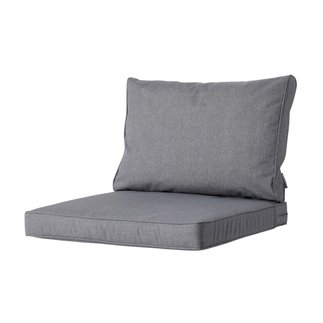 Madison lounge rugkussen oxford grey ca. 40x60 cm set van 2 3082859 large