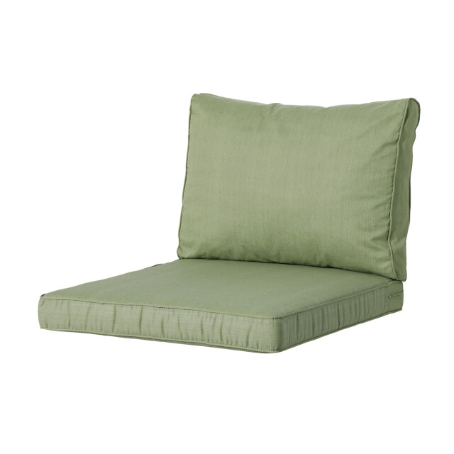 Madison lounge rugkussen basic green ca. 43x73 cm set van 2 3082860 large