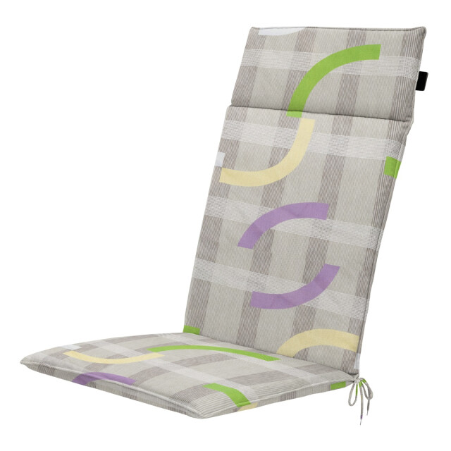 Madison tuinstoelkussen hoge rug tess purple ca. 120x50 cm set van 4 3082937 large