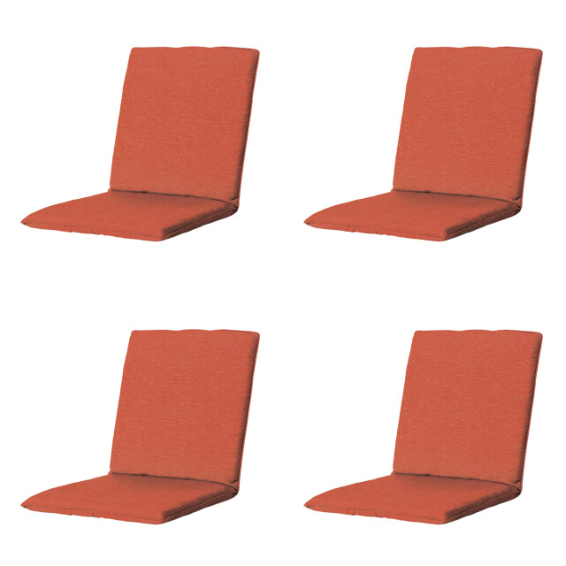Madison stapelstoelkussen panama terra ca. 97x49 cm set van 4 3083578 large