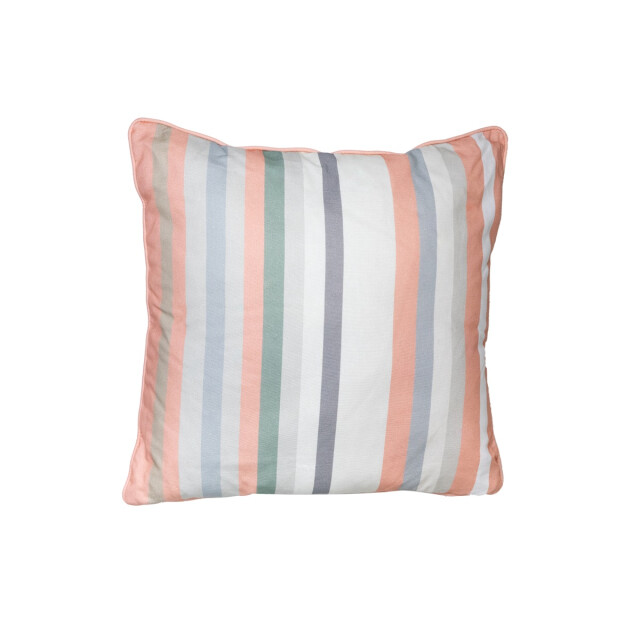 Madison sierkussen righe salmone ca. 50x50 cm set van 4 3083158 large