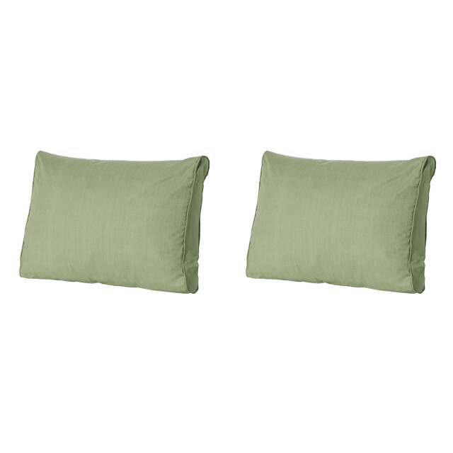 Madison lounge rugkussen basic green ca. 40x60 cm set van 2 3082837 large